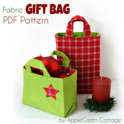 Tote Bag Pattern - Free Tote Pattern In 2 Sizes - AppleGreen Cottage