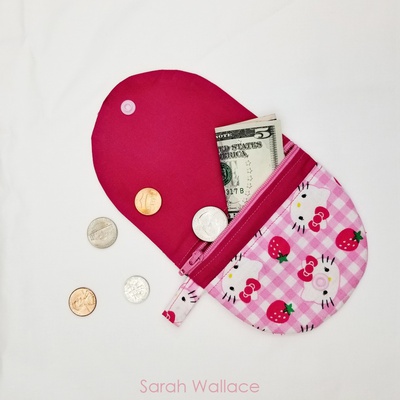 Half Moon Coin Purse sewing pattern