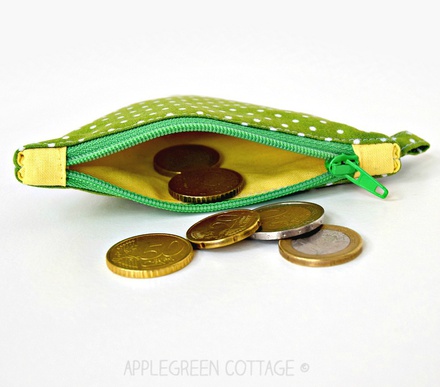 Coin Purse Pattern With Zipper Pocket - AppleGreen Cottage