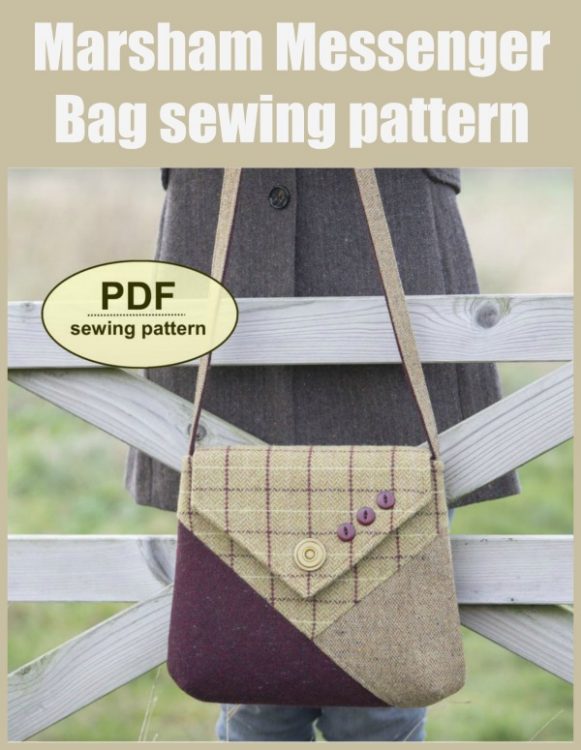 Marsham Messenger Bag sewing pattern