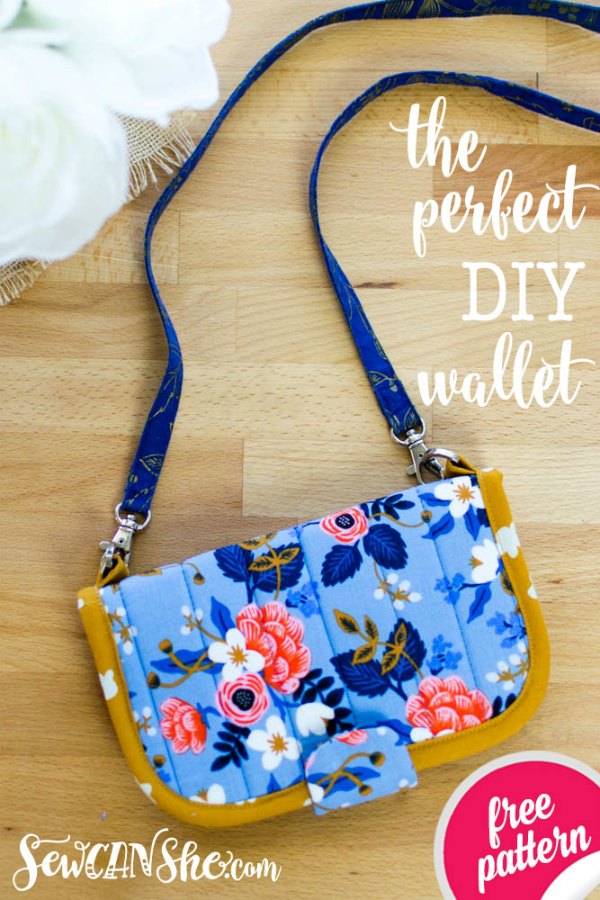 This awesome designer must have one of the most comprehensive collections of free patterns of any sewing designer there is and this one is her Perfect DIY Wallet.