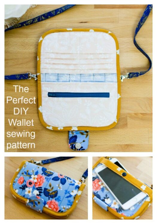 The Perfect DIY Wallet FREE sewing pattern - Sew Modern Bags