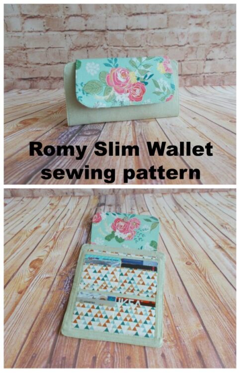 Romy Slim Wallet sewing pattern - Sew Modern Bags