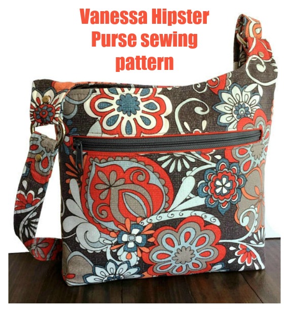 Vanessa Hipster Purse sewing pattern