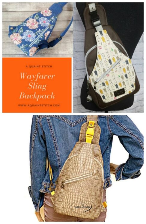 Wayfarer Sling Backpack sewing pattern - Sew Modern Bags