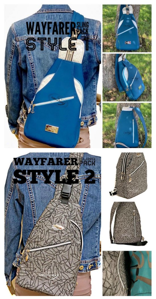 Small Unisex Sling - Wayfarer - A Quaint Stitch  Backpack pattern sewing, Backpack  pattern, Sling bag pattern