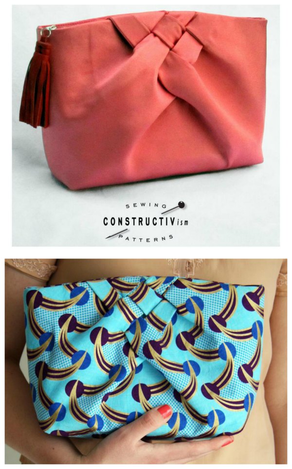 DIY CLUTCH PURSE BAG & WRISTLET