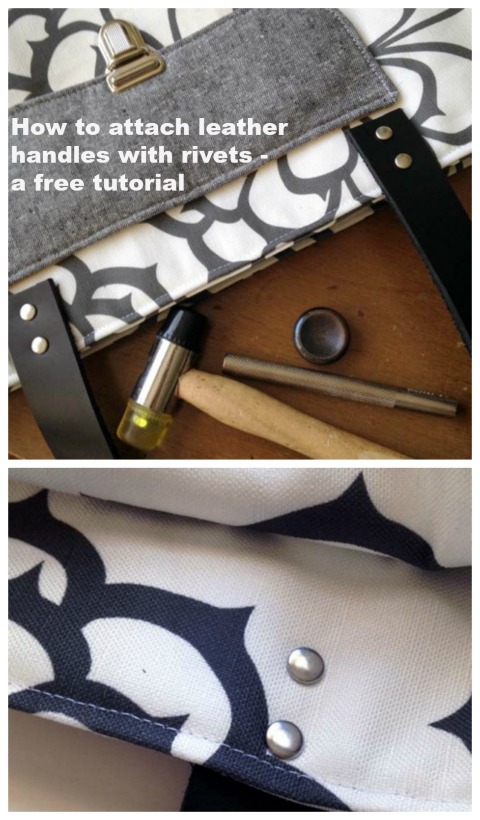 How to attach leather straps with rivets new arrivals