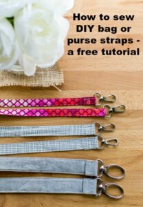 How To Sew DIY Bag Or Purse Straps - FREE sewing tutorial - Sew Modern Bags