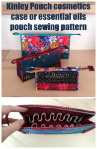 Kinley Pouch Cosmetics Bag sewing pattern - Sew Modern Bags