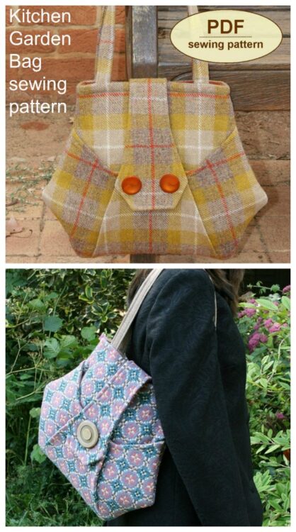 Kitchen Garden Bag sewing pattern - Sew Modern Bags