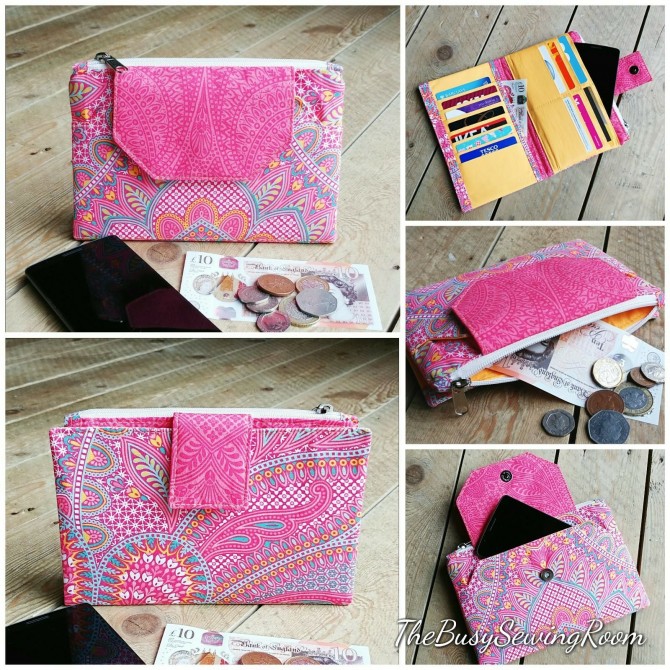 Diamond Clutch Wallet - Sew Modern Bags