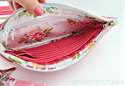 How To Add A Wristlet Strap To Any Bag, Pouch Or Wallet - AppleGreen Cottage