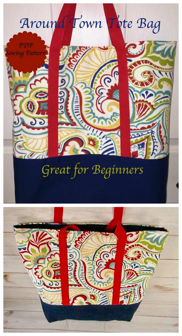 How to Sew a Baguette Bag - free sewing pattern for a small purse!