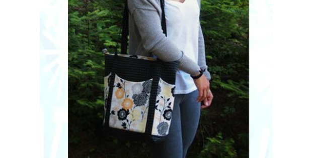Bucket Tote Bag sewing pattern - Sew Modern Bags