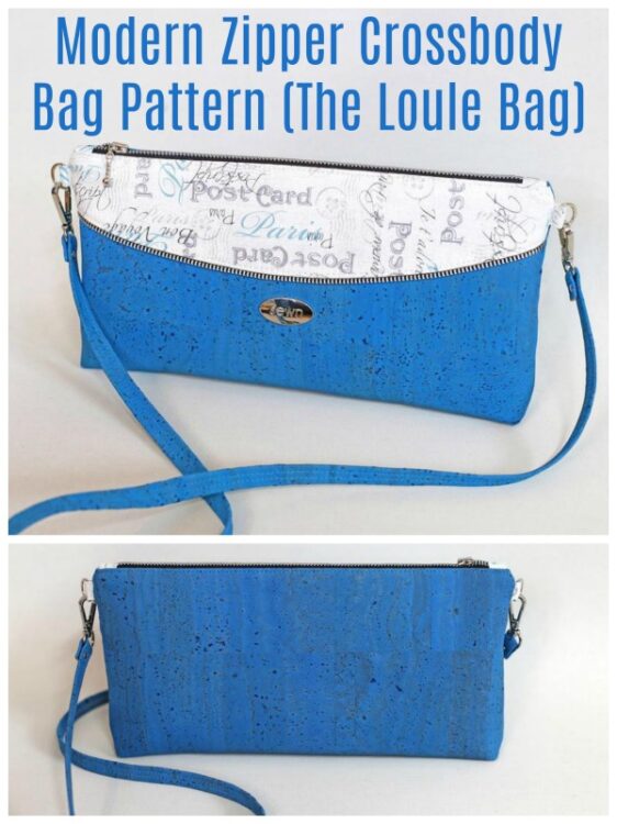 Modern Zipper Crossbody Bag Pattern (The Loule Bag) - Sew Modern Bags
