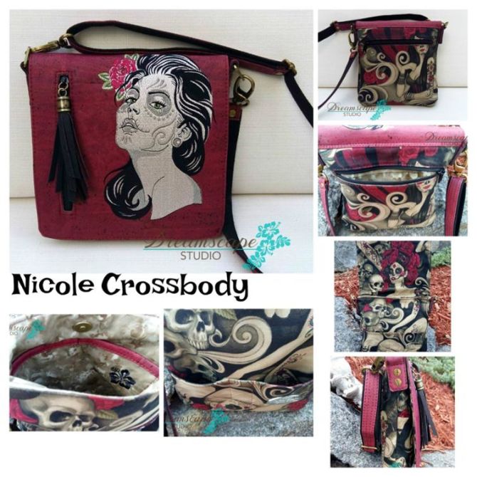Paul's Boutique Nicole cross body bag in glossy - Depop
