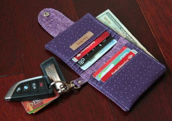 Kelley Small Card Wallet sewing pattern - perfect for women and