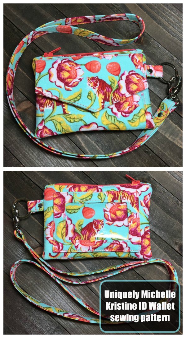 Kristine ID Wallet sewing pattern