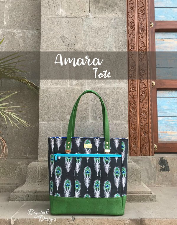 Sewing pattern for the Amara Tote & Handbag