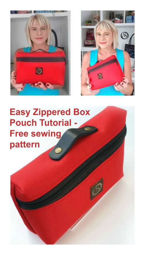 Boxy Lace Zipper Pouch FREE sewing tutorial - Sew Modern Bags