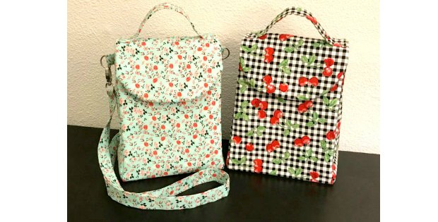 Lunch Bag  Free Sewing Tutorial  Lunch bags pattern Diy lunch bag Sewing  tutorials free