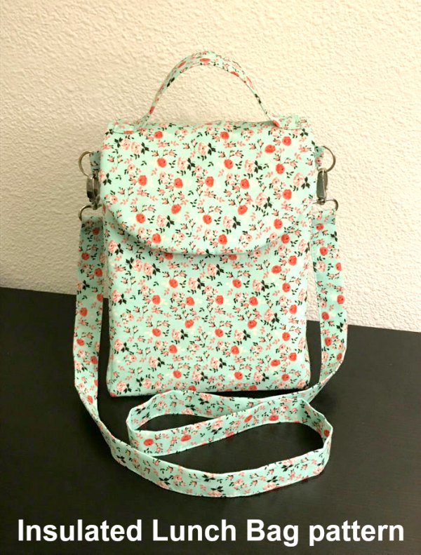 Here's a free pattern for this Insulated Lunch Bag.