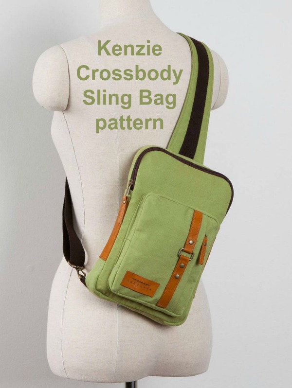 Kenzie Crossbody Sling Bag sewing pattern - Sew Modern Bags