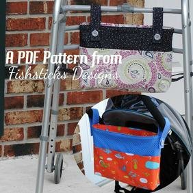 Sewing pattern for the Going For A Stroll Hands-Free Tote Bag.