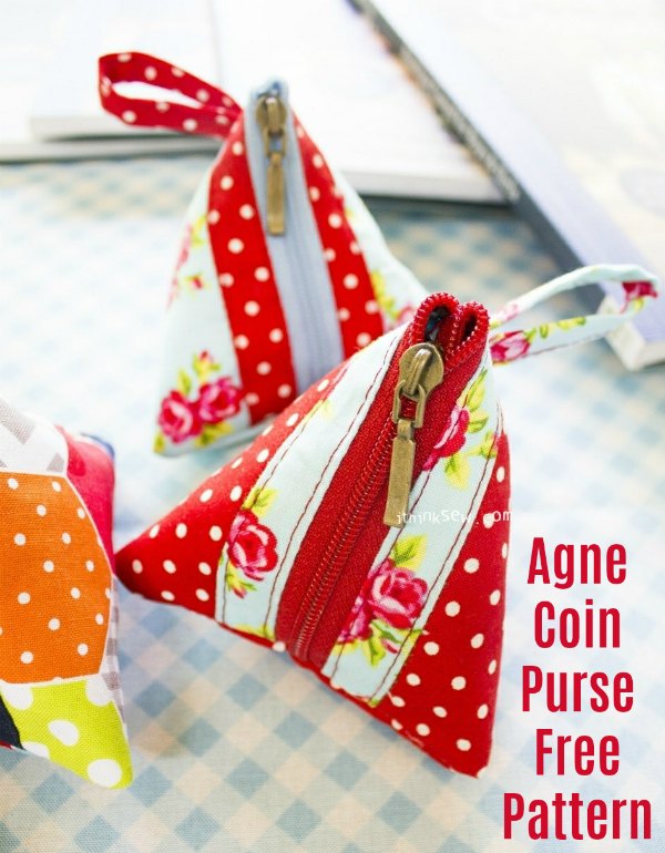 Agne Coin Purse FREE sewing pattern