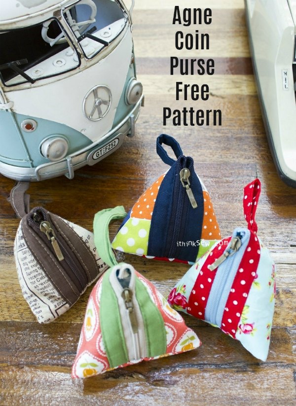 Agne Coin Purse FREE sewing pattern