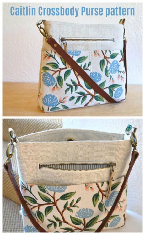 The Kaitlin Crossbody Purse pattern (with video) - Sew Modern Bags