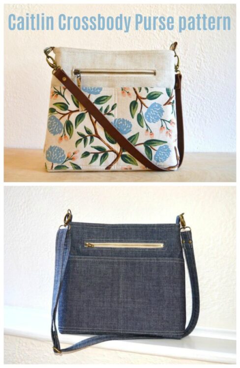 The Kaitlin Crossbody Purse pattern (with video) - Sew Modern Bags