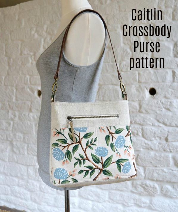 Here is a beautiful and practical purse that is ideal for everyday use. It's called the Caitlin Crossbody Purse and it's fully lined and has four pockets of which two are zippered for added security.