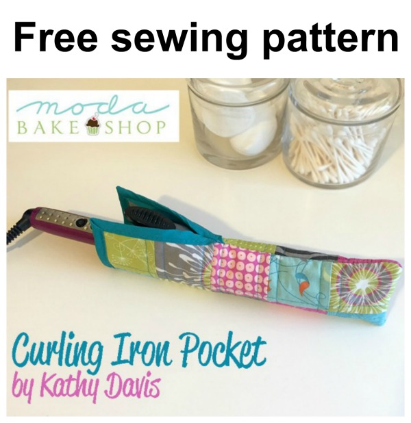 The designer of this free pattern got inspiration for this project from a desire for something better than a towel to wrap around her hot curling iron. She shows you how to make a Curling Iron Protective Pocket including using heat resistant fabric (Ironing board fabric).