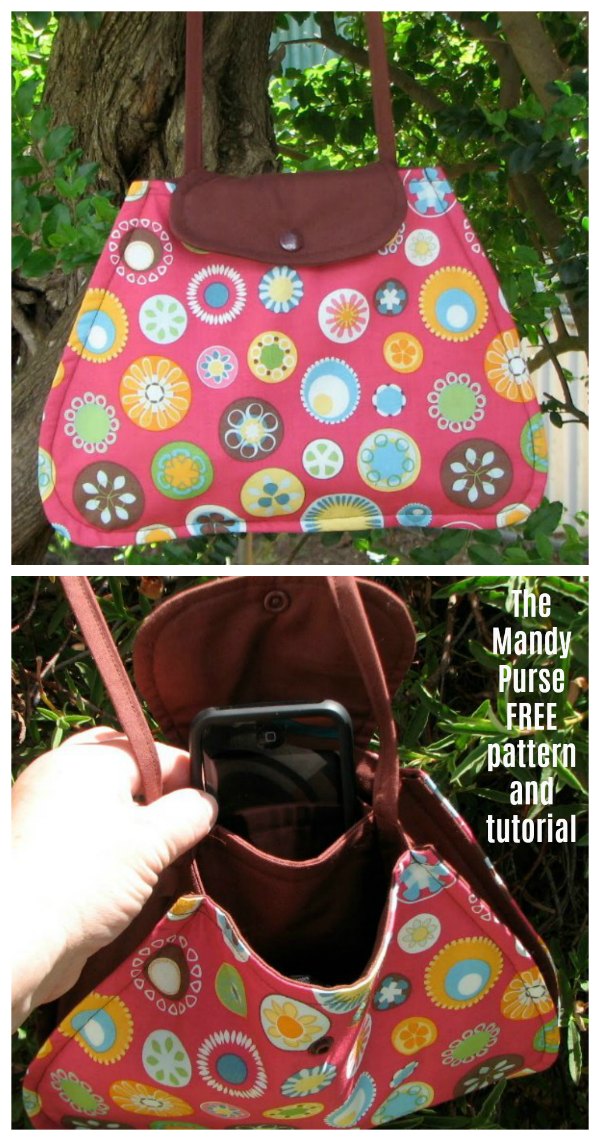 Mandy Bag Purse FREE sewing pattern