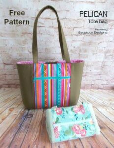 Pelican Tote Bag FREE sewing pattern - Sew Modern Bags