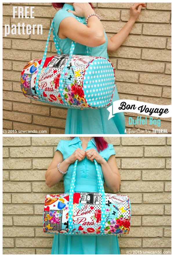 Bubble Duffel Bag Crochet Pattern