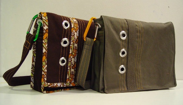 Craggan Men's Messenger Bag Sewing Pattern - Sew Modern Bags