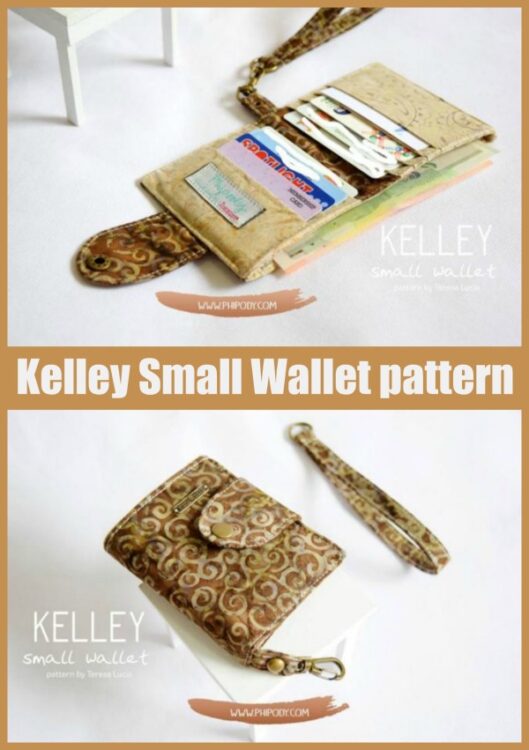 Kelley Small Wallet sewing pattern