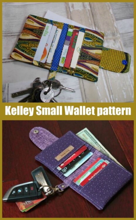 Kelley Small Wallet sewing pattern