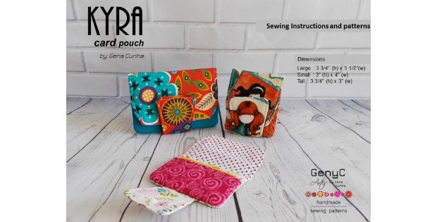 Kyra Card Pouch pattern - Sew Modern Bags