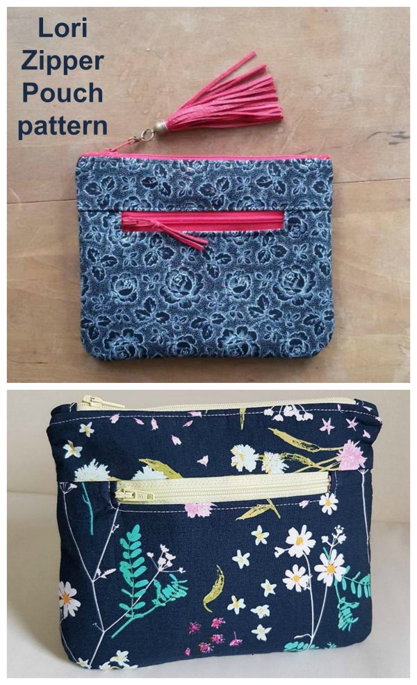 Lori Zipper Pouch sewing pattern