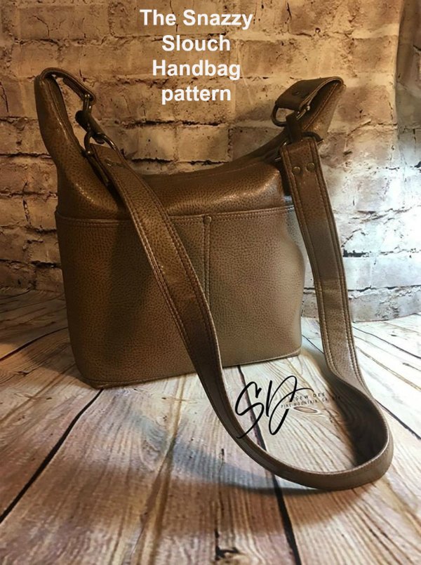 If you want to make yourself a fabulous bag that you can grab and throw over your shoulder then here is the downloadable pattern for The Snazzy Slouch. Aimed at the intermediate sewer this bag looks great and is super organized and roomy too.