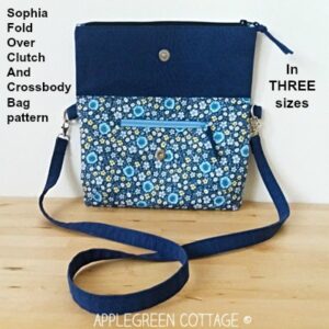 Sophia Fold Over Clutch And Crossbody Bag pattern - Sew Modern Bags