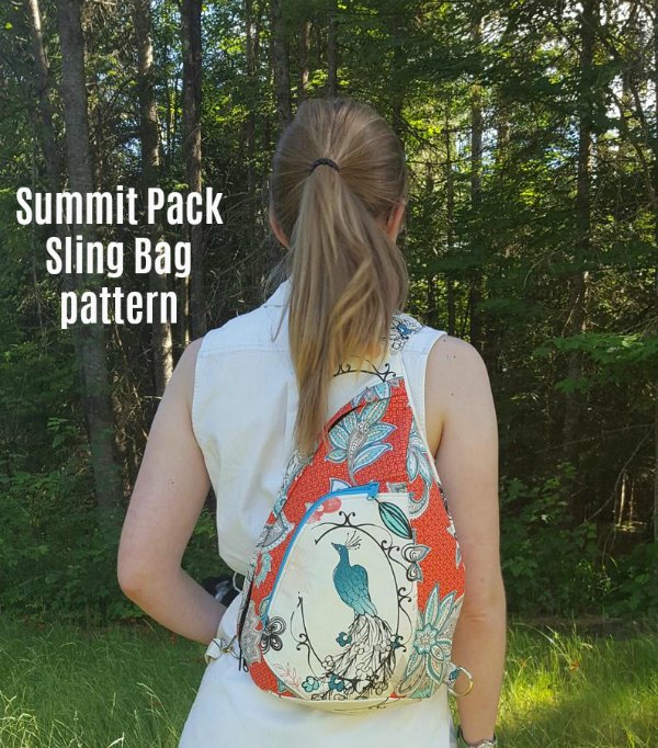 We all need one of those great little backpacks/sling bags for day trips, biking, walking, vacations, and more, or we know someone who does. For someone on the go, we have the perfect bag pattern which the designer names the Summit Pack Sling Bag Pattern. 