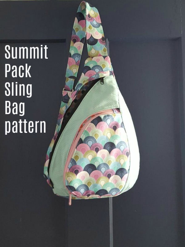 We all need one of those great little backpacks/sling bags for day trips, biking, walking, vacations, and more, or we know someone who does. For someone on the go, we have the perfect bag pattern which the designer names the Summit Pack Sling Bag Pattern. 