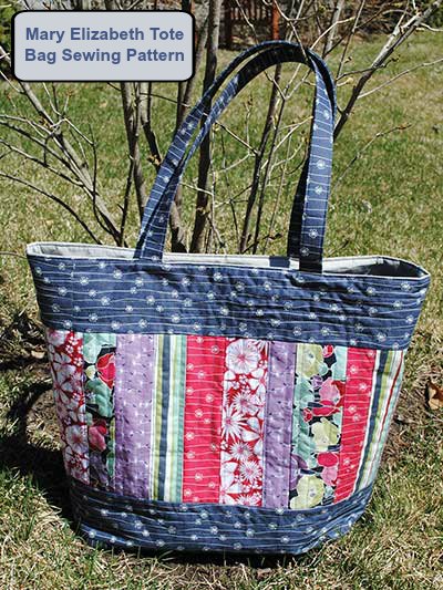 Travel Tote Bag - Sew Modern Bags