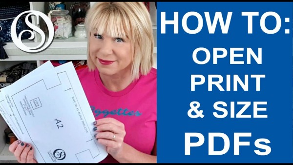 Printing PDF's, and how to size and resize them - FREE video tutorial