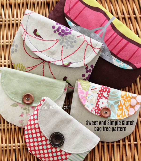 Sweet And Simple Clutch bag free pattern 3